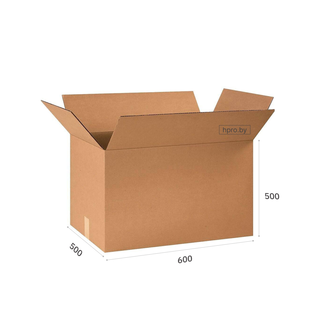 Коробка из гофрированного картона 600х500х500, марка Т-23